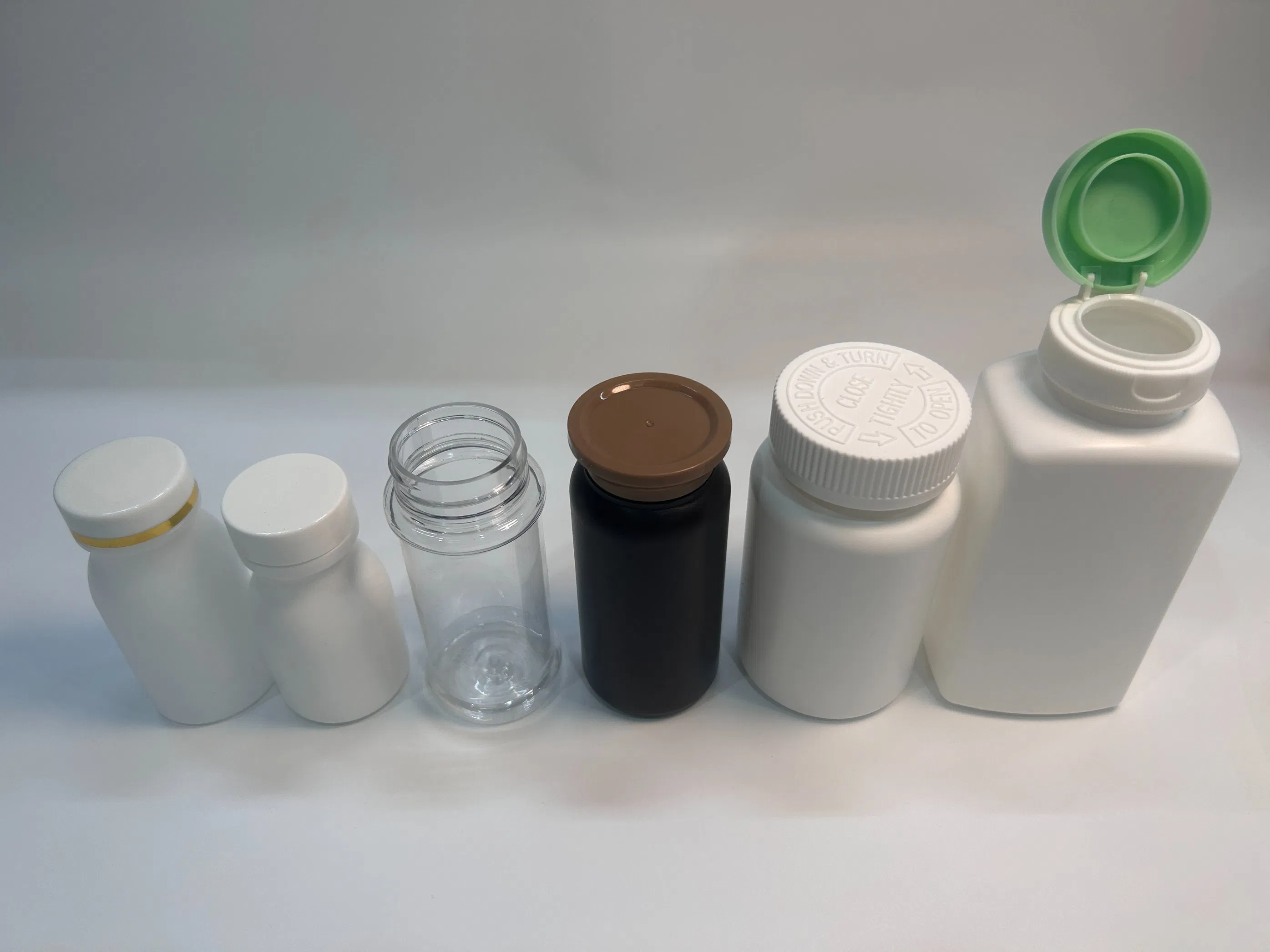 Food Grade BPA Free Plastic Pill Medicine Bottles 150cc-300cc Pet Plastic Capsule Vitamin Bottle