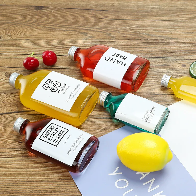 Square Juice Bottles