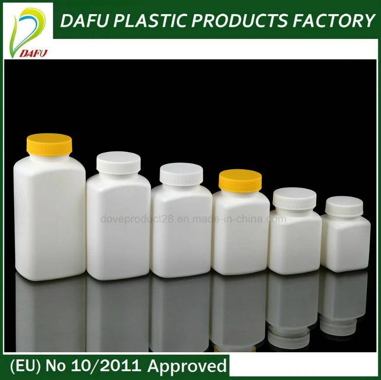 Food Grade HDPE Container Capsule Packaging Bottles Tablet Health Care Bottle with Plastic Cap
