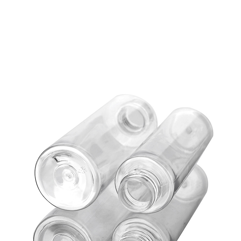 Pet Clear Cylinder Bottle Squeeze Bottles Refillable Dispensing Bottles Plastic Clear Bottle
