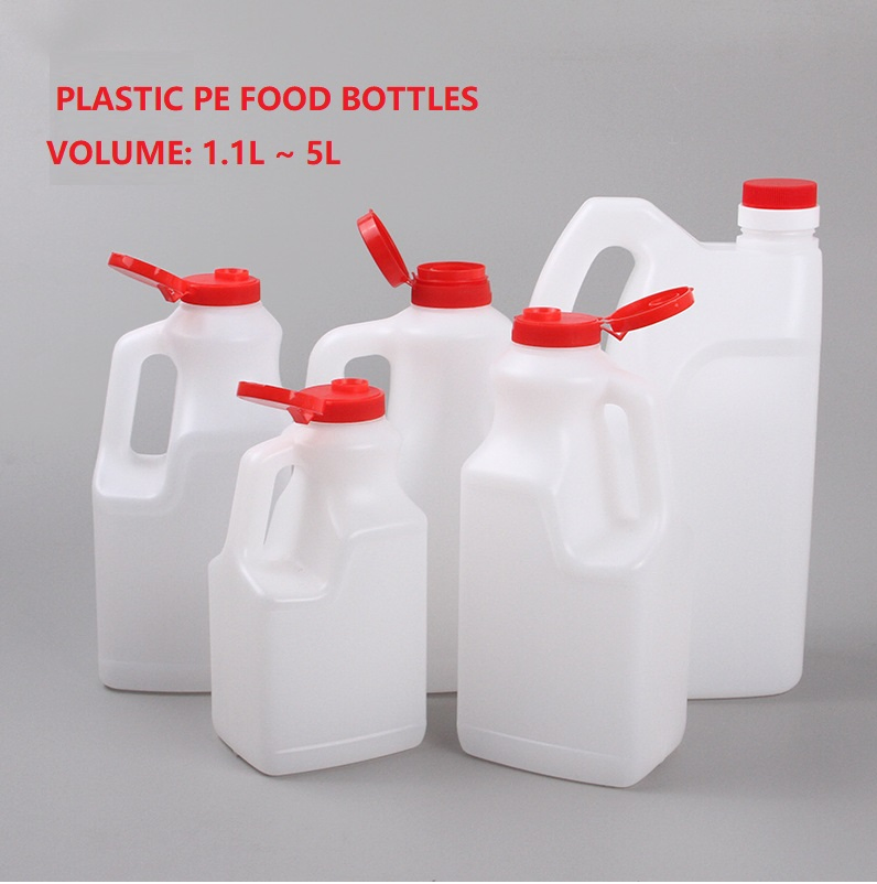 1 1.5 1.9 2 2.5 5 6 Litre Food Packaging Tomato Sauce Soy Sauce Peanut Sauce Condiment Oyster Oil Sauce HDPE Plastic Bottle