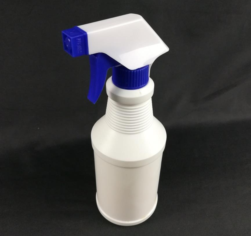 500ml Plastic Liquid Colored Bottle with Blue Push Spray, Perfume Spray Bottle/Laundry Detergent Bottles