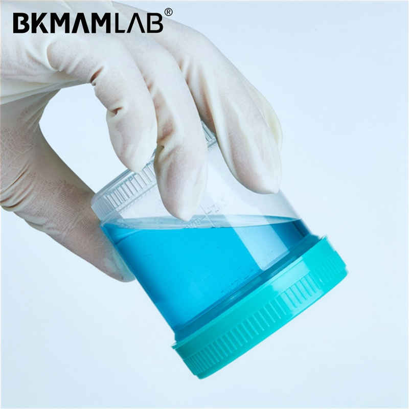 PP Plastic Sample Container Bottle with Screw Cap Leakproof Sterile Urine Cup