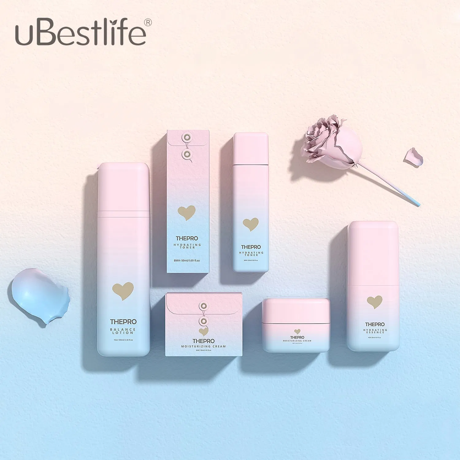 Bmh Eco-Friendly Packaging Plastic Cosmetic Container Square Squeeze Bottle 30ml 50ml 150ml