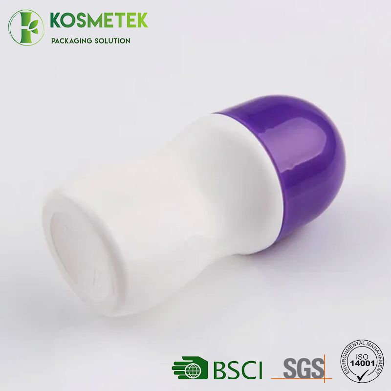 Reusable PP Plastic 30ml Roller Ball Perfume Essential Oil Bottles