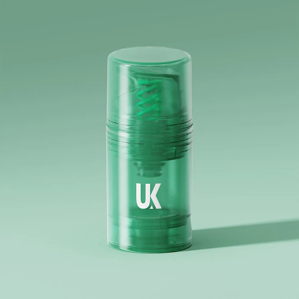 China Ukpack Innovation Mono Airless Dispenser Bottle 15ml 30ml 50ml 75ml 100ml Cosmetic Packaging All Plastic PP for Face Serum Masks and Lotions