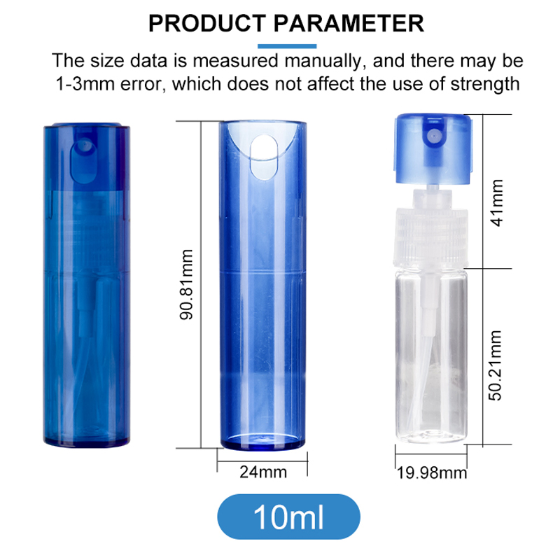 Fine Mist 10ml Reusable Plastic Spray Bottle