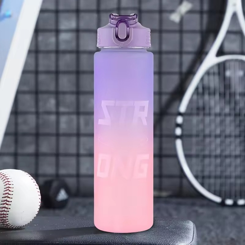 32 Oz Sports Water Bottle with Leak Proof Flip Top Lid BPA Free Tritan Reusable Plastic for Gym and Outdoor