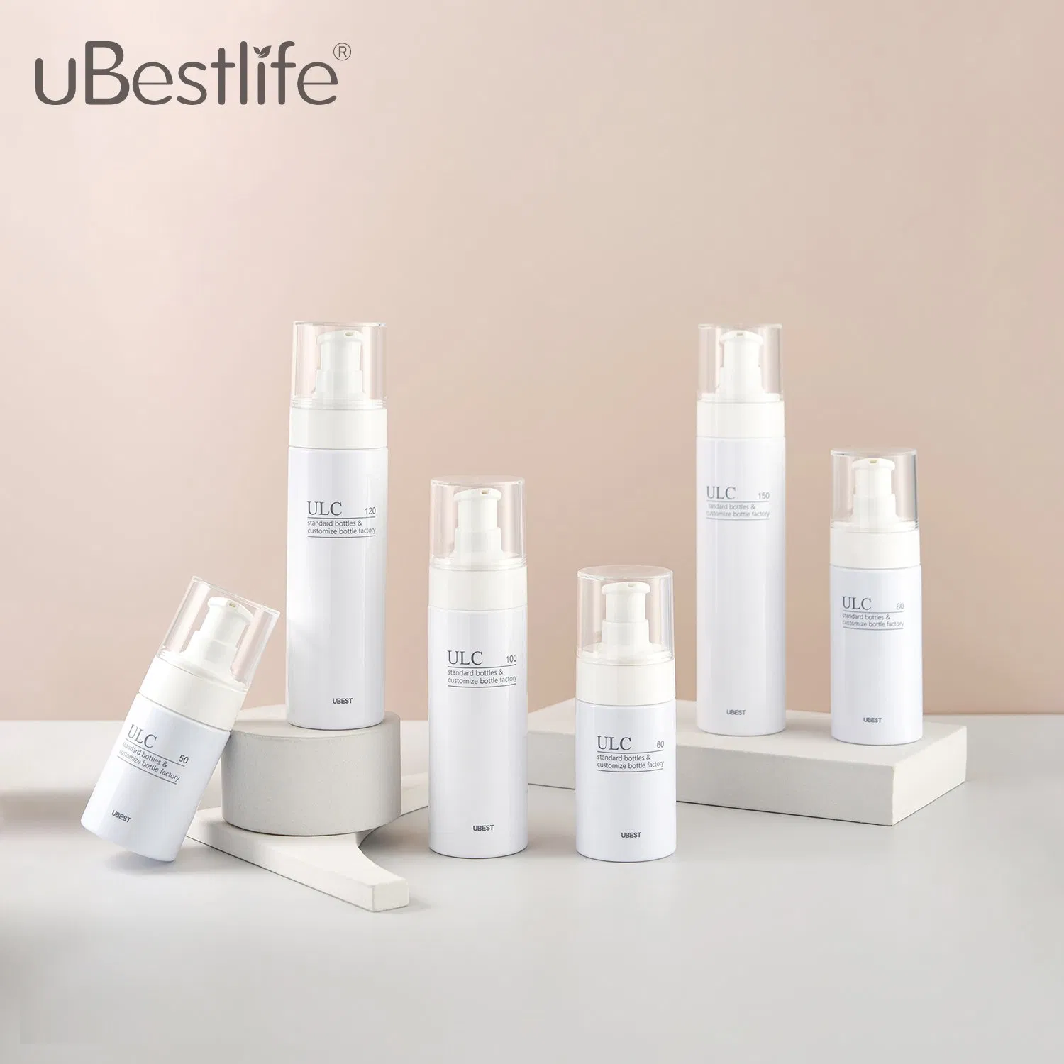 Ulc 50ml-150ml OEM ODM Custom Color Recyclable Plastic Cosmetic Spray Lotion Bottle for Skincare Toner Serum Hair Oil