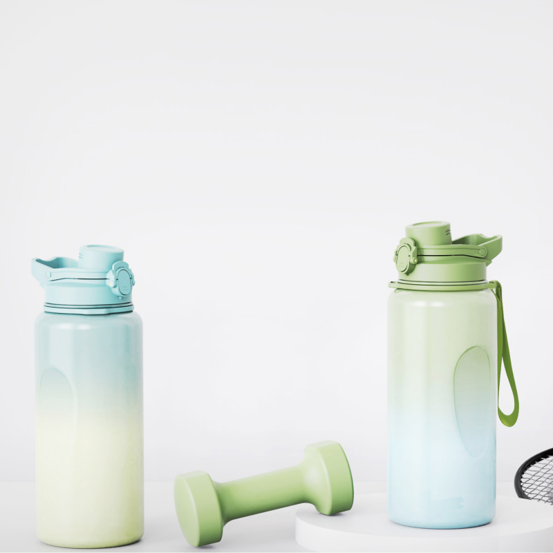 Stylish Plastic Water Bottle with Personalized Logo Printing Options