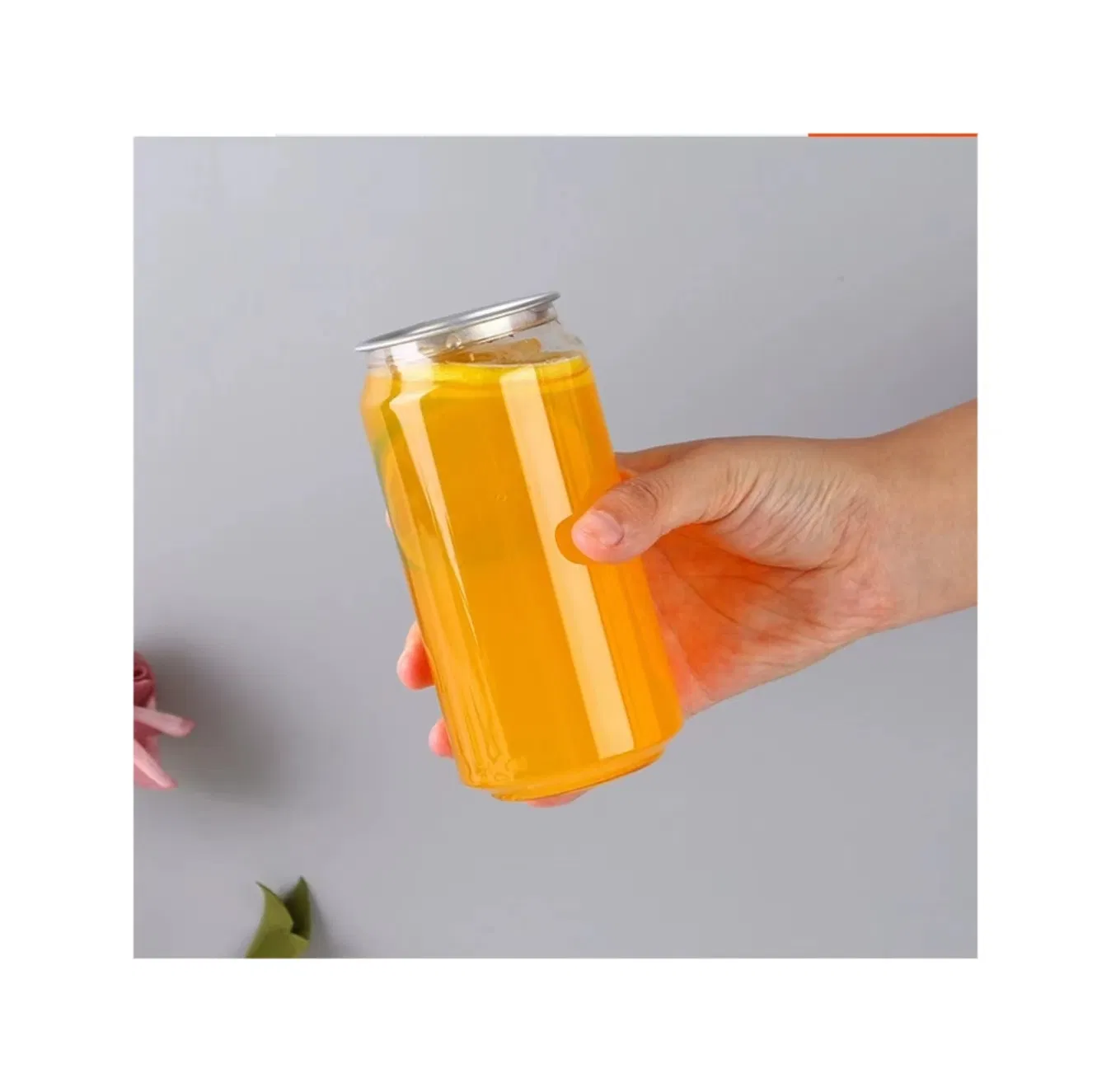 High Quality 500ml Canned Milk Empty Eco-Friendly Pet Plastic Juice Bottle