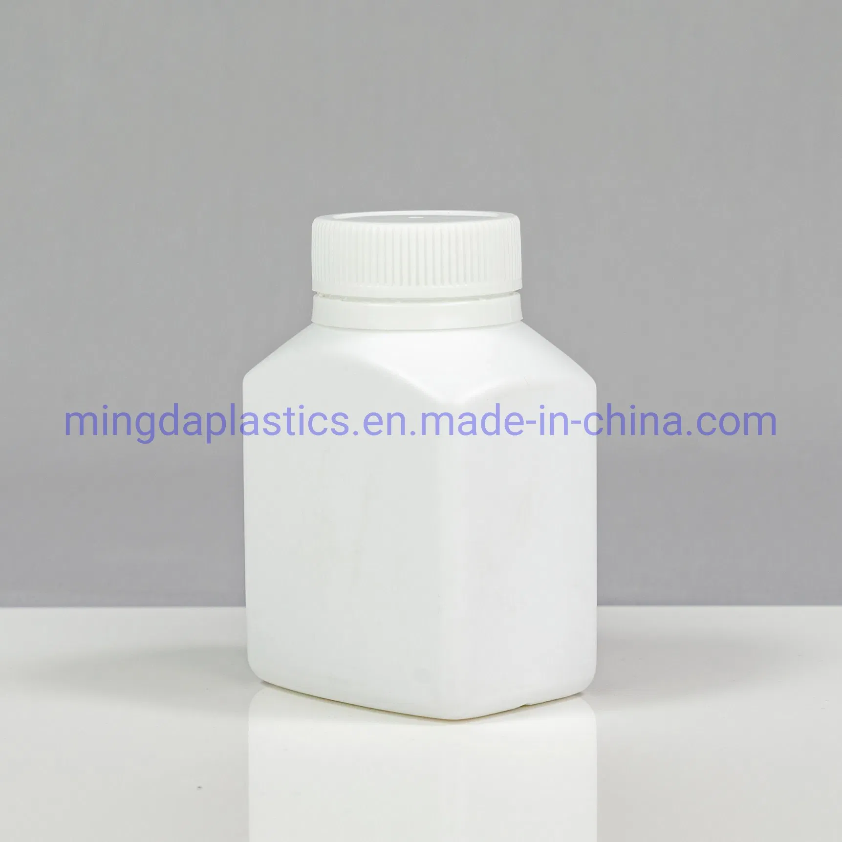 Hot Sale Facoty Supplying Eco-Friendly Square Customized Food Medicine Grade Empty 120cc Plastic HDPE Bottle