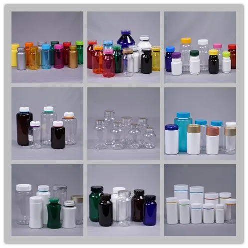 Plastic Bottle Medicine Tablet Jar Packaging