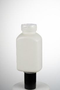 Hot Selling 275ml White Food Grade BPA Free Slanted Shoulder Square Bottle Plastic Pill Medicine Bottles