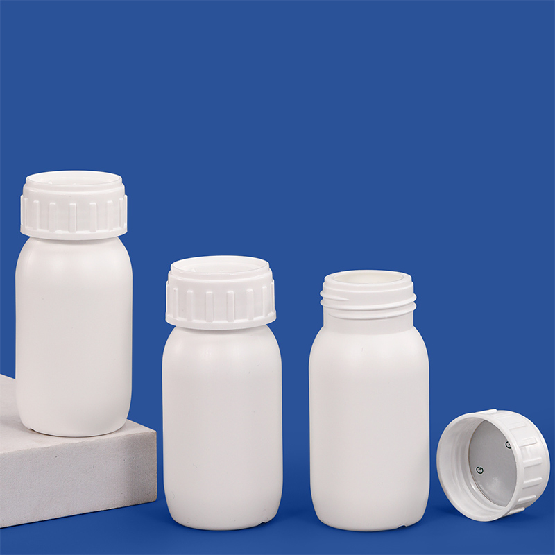 White Plastic Coex Bottle Screw Cap Leak Proof Reusable Portable Empty Container Coex Bottle
