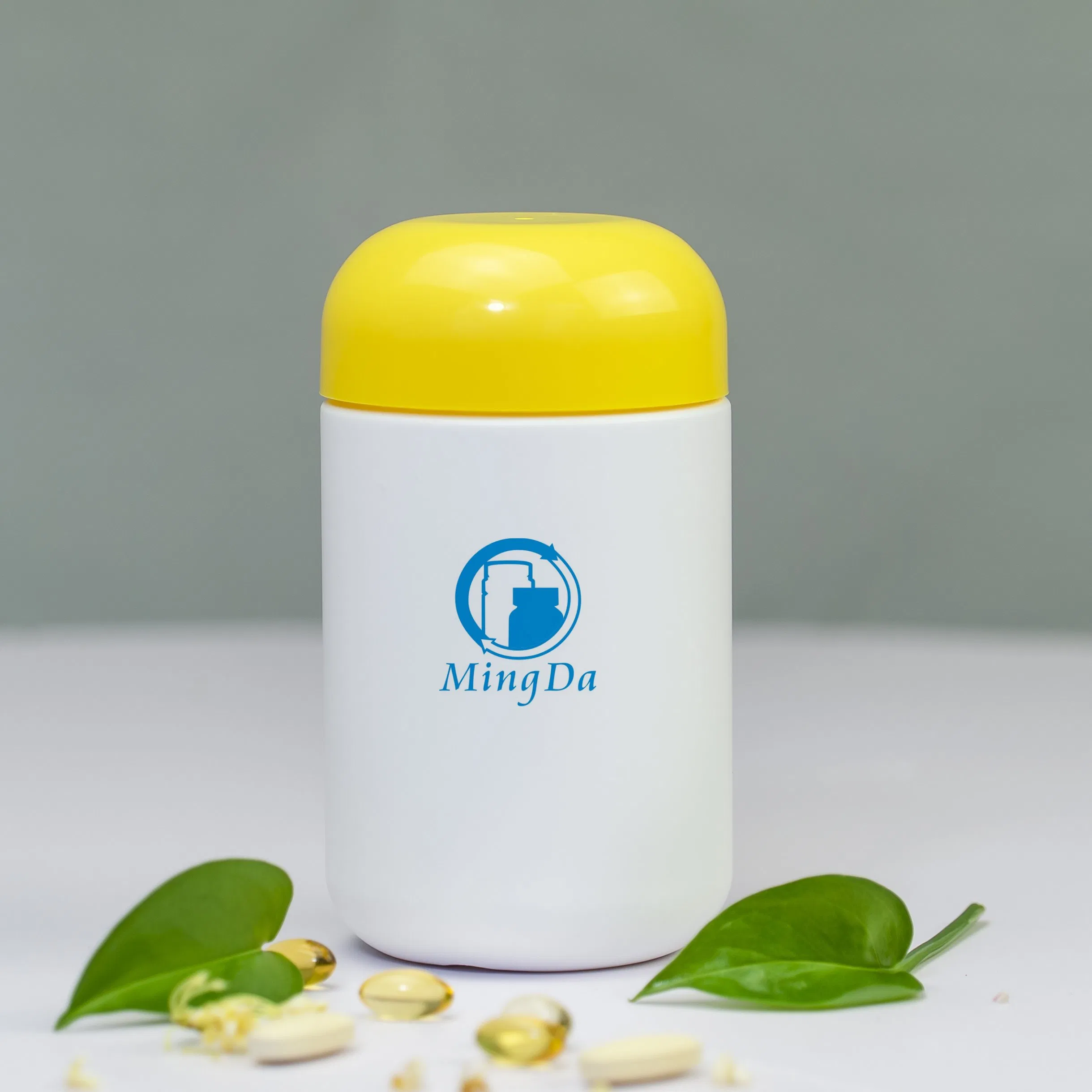 300ml/230ml/170ml/550ml HDPE New Design Plastic Packaging Round Bottle Supplier for Capsule/Tablet/Softgel Supplement