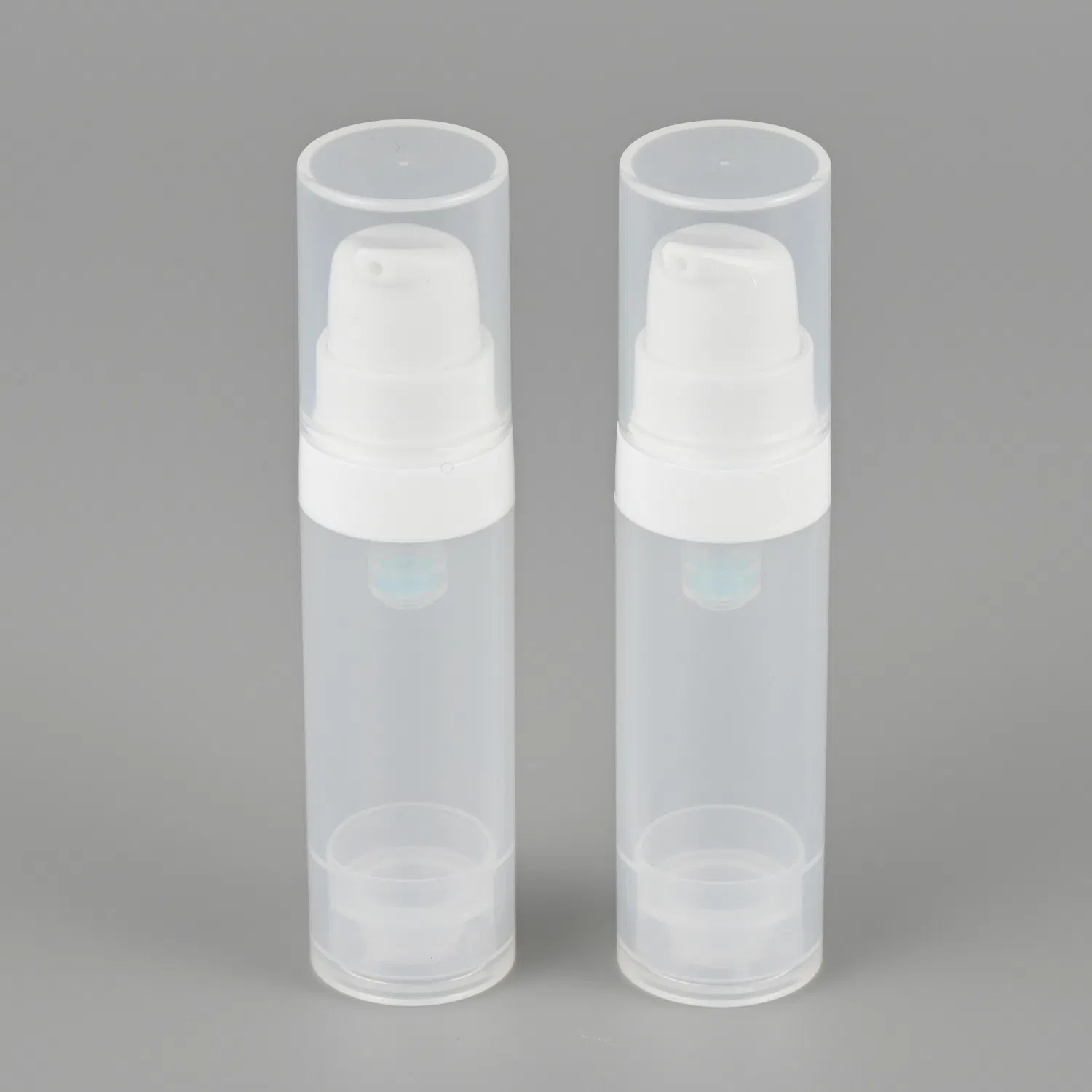 Recyclable 15ml 30ml 50ml PP Plastic Luxury Airless Serum Bottle Cosmetic Packaging Airless Pump Bottles Cream Pump Bottle