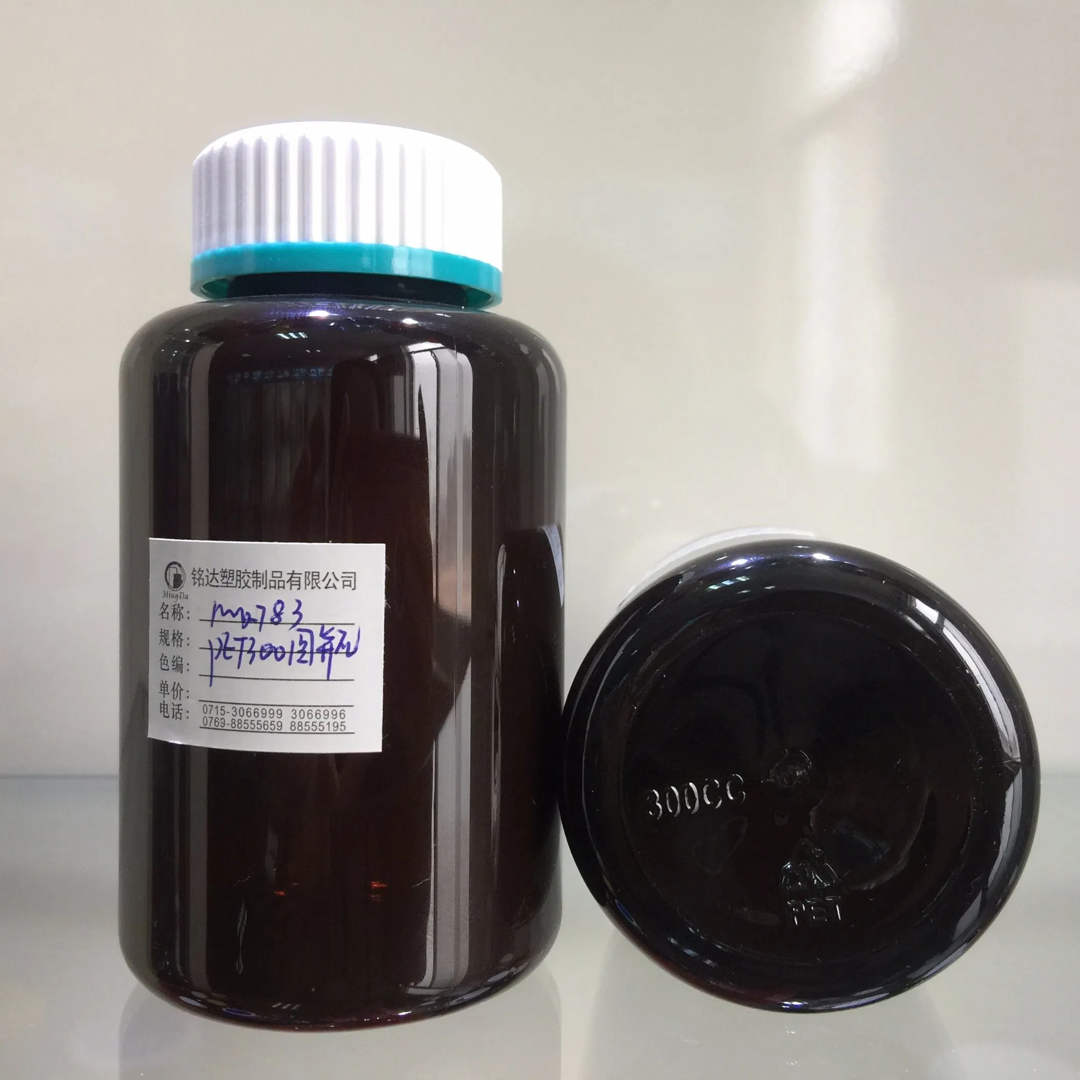 Manufacture MD-080 300cc Pet/HDPE Food Grade Plastic Bottle Medicine Tablet Jar Packaging