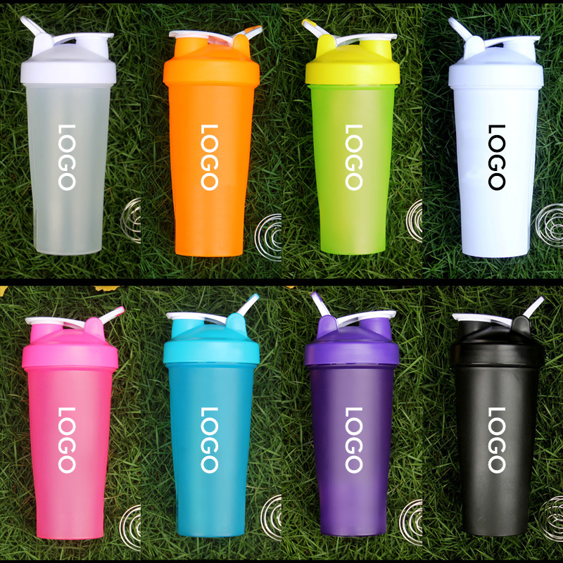400ml 600ml BPA Free Customized Leak Proof Plastic Protein Gym Shaker Bottle