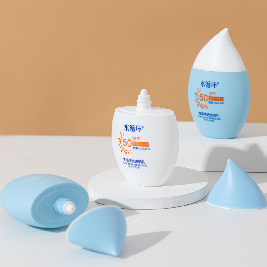 Price Competitive 50g Plastic PP Squeeze Bottle for Cosmetic Moisturizing Lotion Container Facial Cleanser