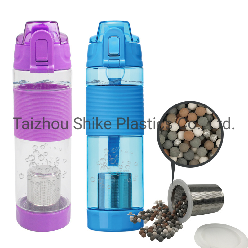 2020 Custom Sport Plastic Hydrogen Rich Alkaline Water Bottle with Alkaline Ball