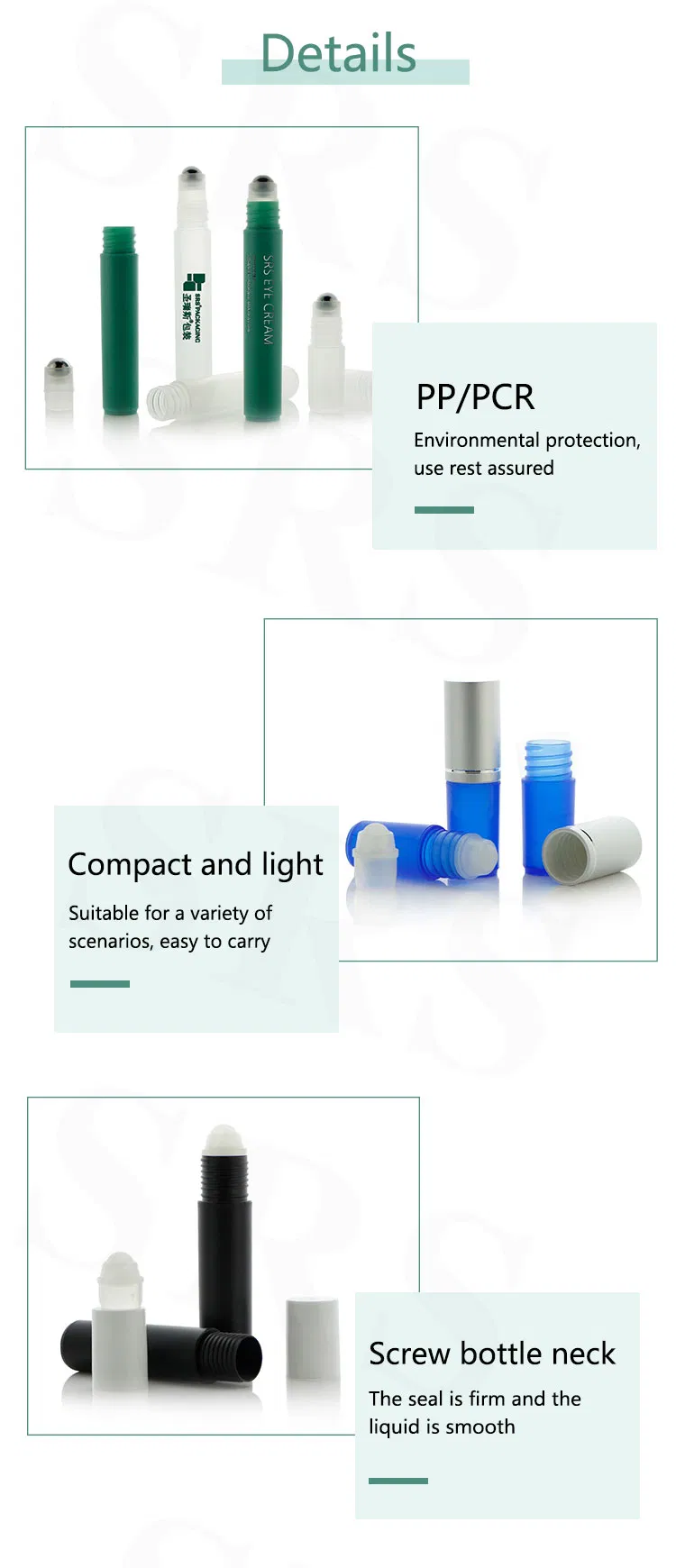 Plastic Ball Bottle Detail