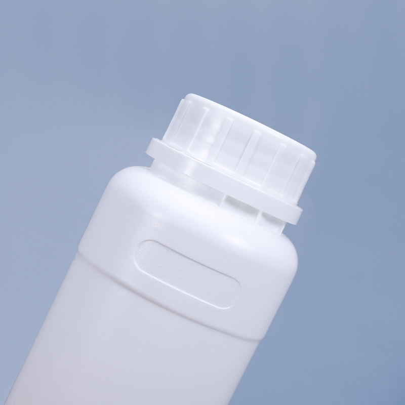 Food Grade BPA Free 250ml 500ml 1L Plastic HDPE Bottle with Screw Cap for Chemical Storage Food Additives Packaging Bottle
