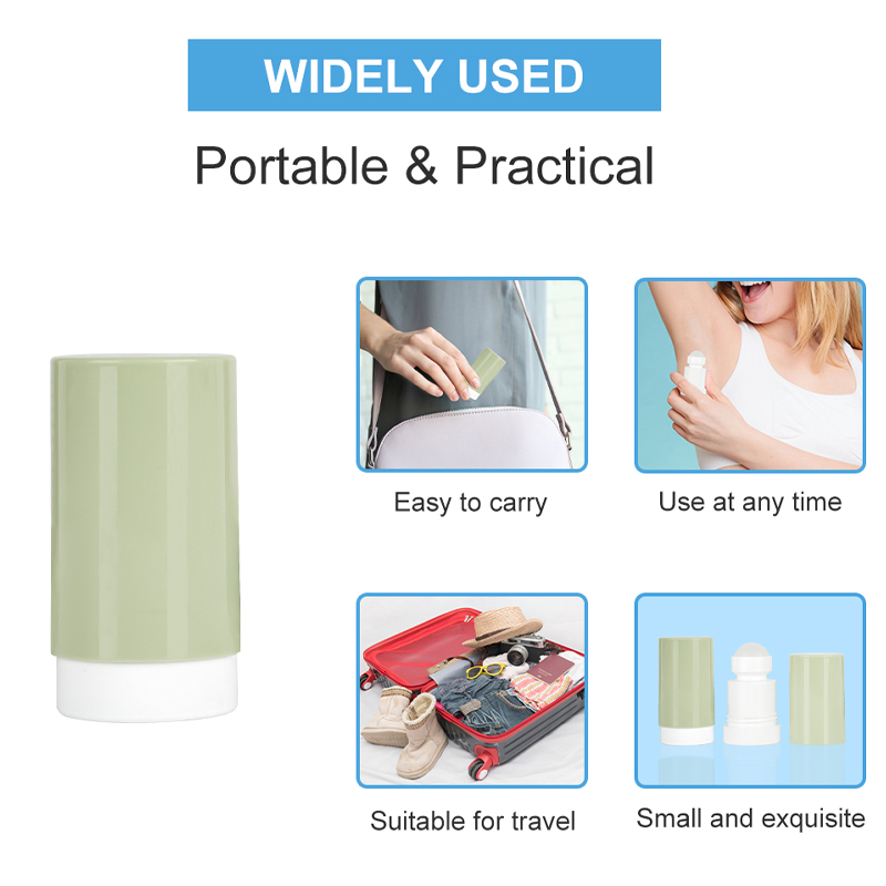 60ml Leakproof Plastic Roll on Bottle for Outdoor Sports with Secure Seal