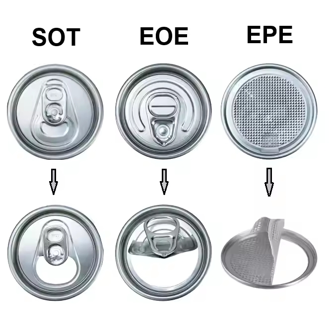 Empty Clear Eco Friendly Pet Pull-Ring Soda Drinks Jars Transparent Juice Beverage Plastic Bottles for Drinking