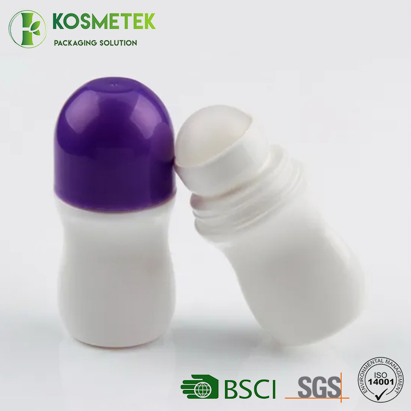 Reusable PP Plastic 30ml Roller Ball Perfume Essential Oil Bottles