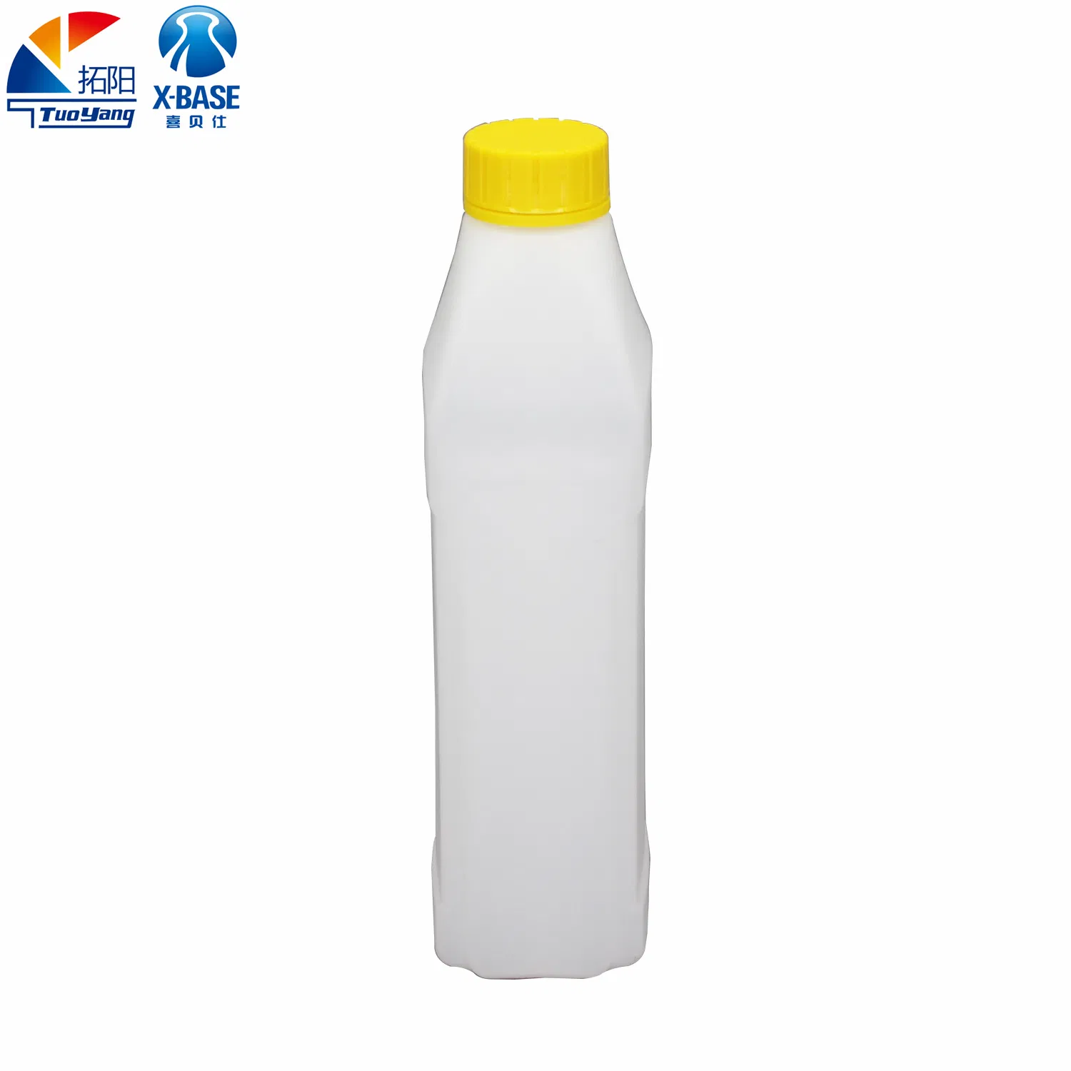 Chemical Used 1 Liter 1000ml Volume White Empty HDPE Bottle Plastic Bottle