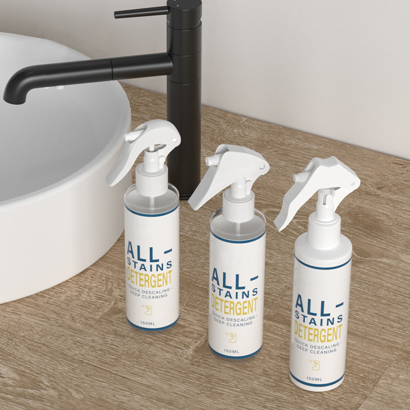 100ml 200ml 300ml 500ml Plastic Round Shape Cleaning Bottle with Trigger Spray Head