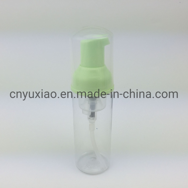 Empty Plastic Foam Pump Bottle 50ml Clear White Pet High Quality Set