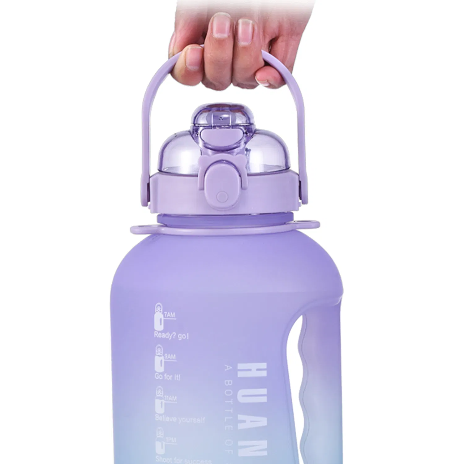 Wholesale Large-Capacity Sport Plastic Clear Water Bottle Drinking Jug with Lids