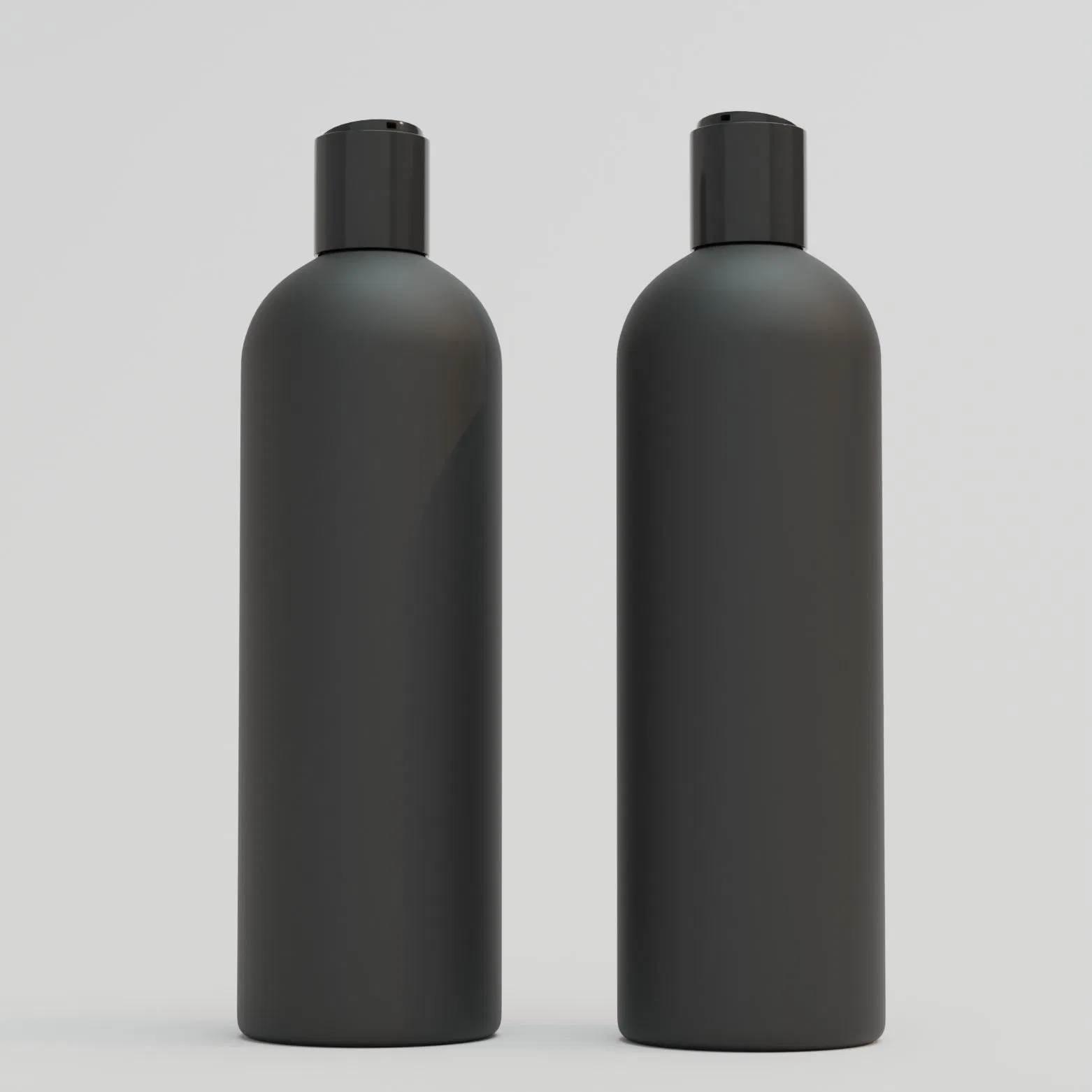 Custom 16oz 500ml 1000ml Boston Round HDPE Shower Gel Shampoo Body Care Cream Cosmetic Container Plastic Bottle Packaging