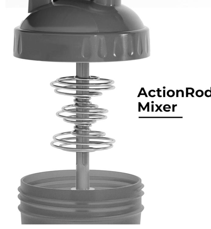 Plastic Water Bottle Protein Powder Shaker Cup for Gym Fitness