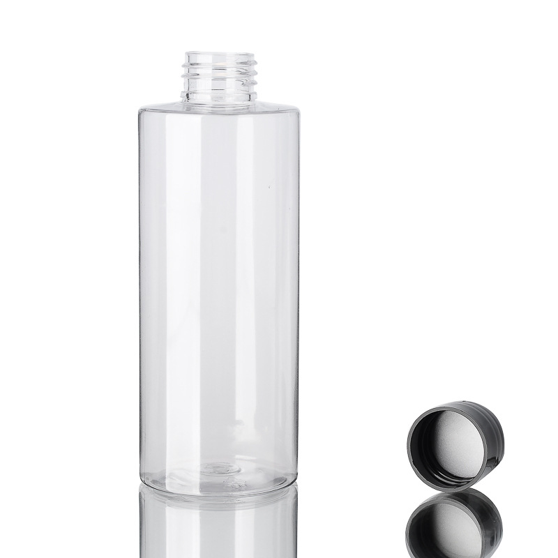 Pet Clear Cylinder Bottle Squeeze Bottles Refillable Dispensing Bottles Plastic Clear Bottle