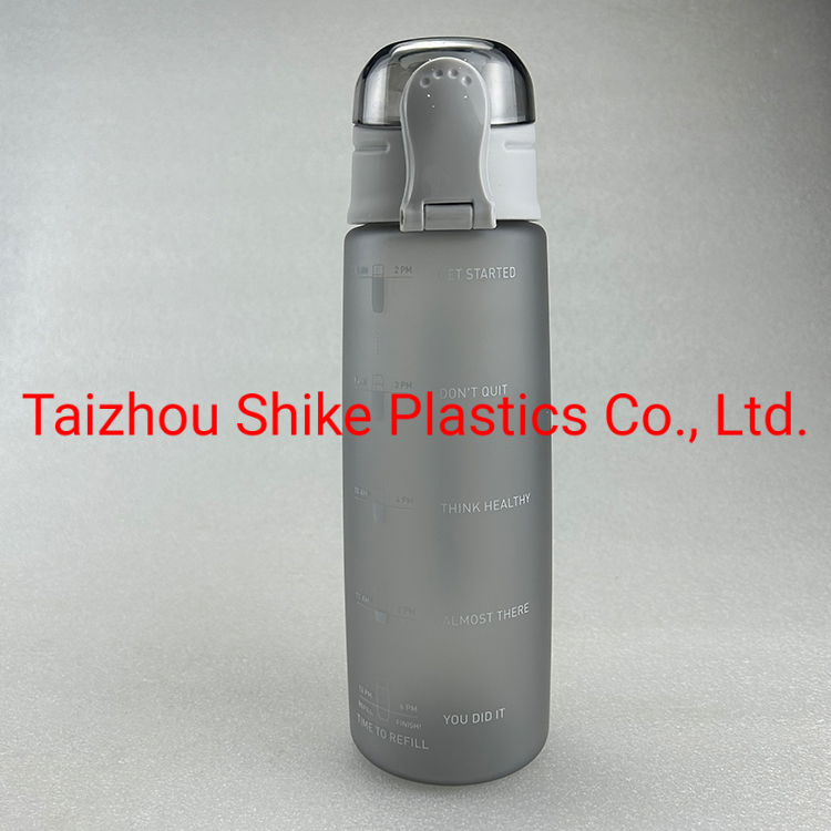 Eco Friendly New Tritan Plastics Recyclable Factory Sports 1L Motivational Water Bottle