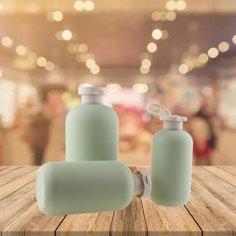 Wholesale Soft Touch PE Plastic Pump Bottles Cosmetic Packaging for Body Lotion Shower Gel