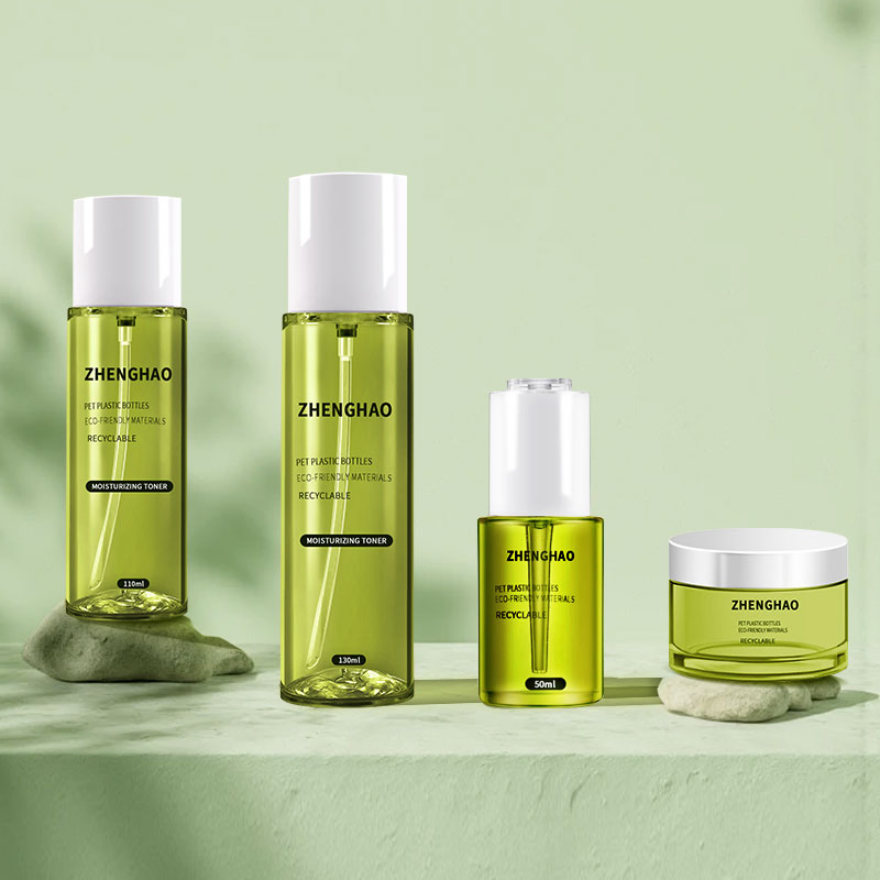 Portable Travel Size 70-130ml Thickness Clear Pet Plastic Cosmetic Toner Liquid Lotion Press Pump Bottle