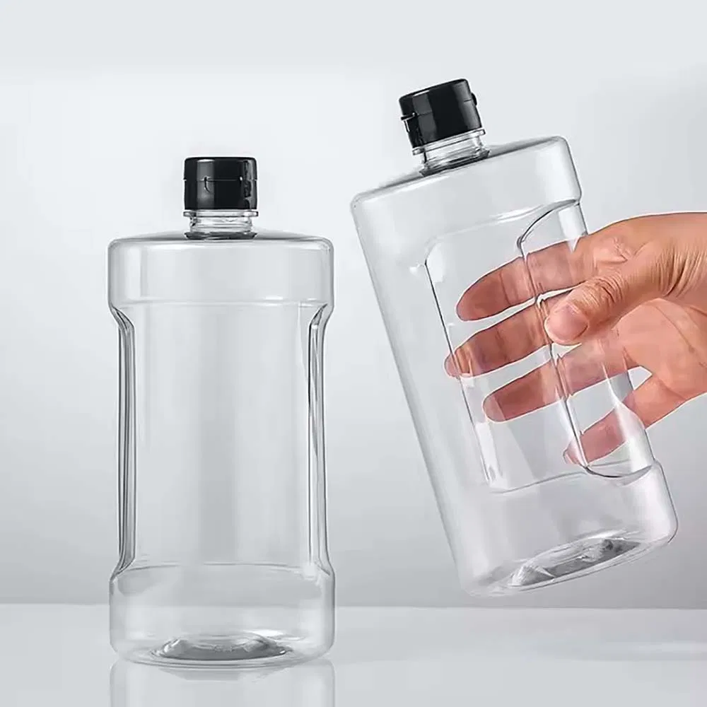 Pet Transparent Plastic Packaging Bottle for Vegetable Cooking Oil Vinegar Soy Sauce