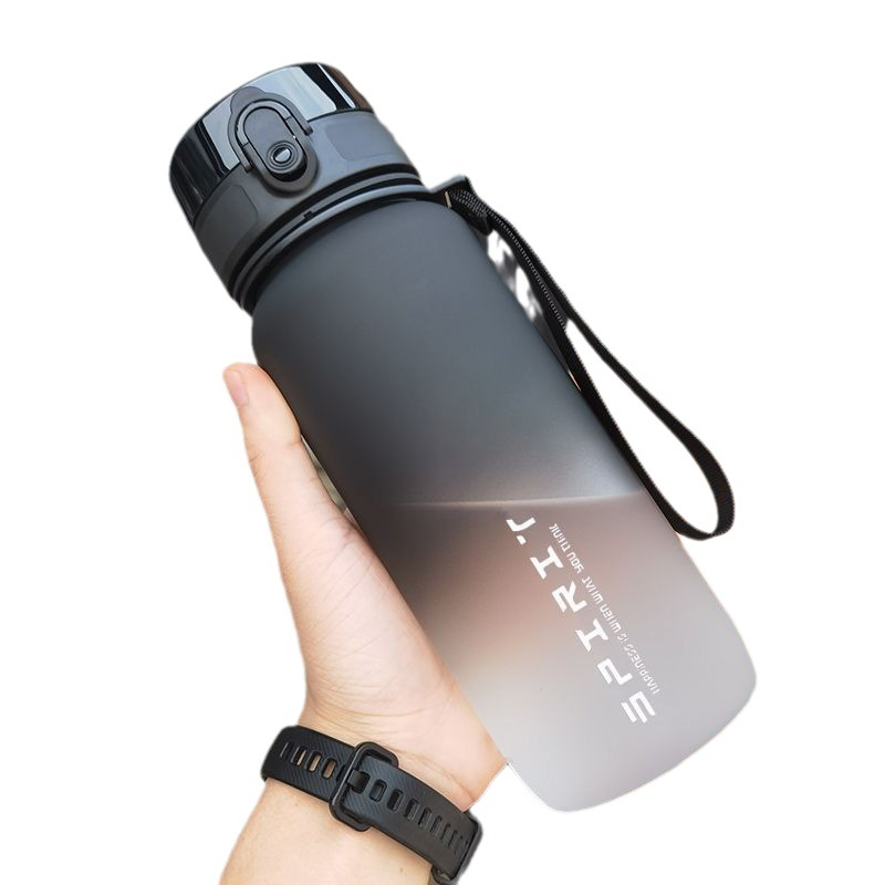 500ml 650ml 1000ml Leakproof Eco-Friendly Plastic Water Bottle Outdoor Sports Running Drinkware with Lid