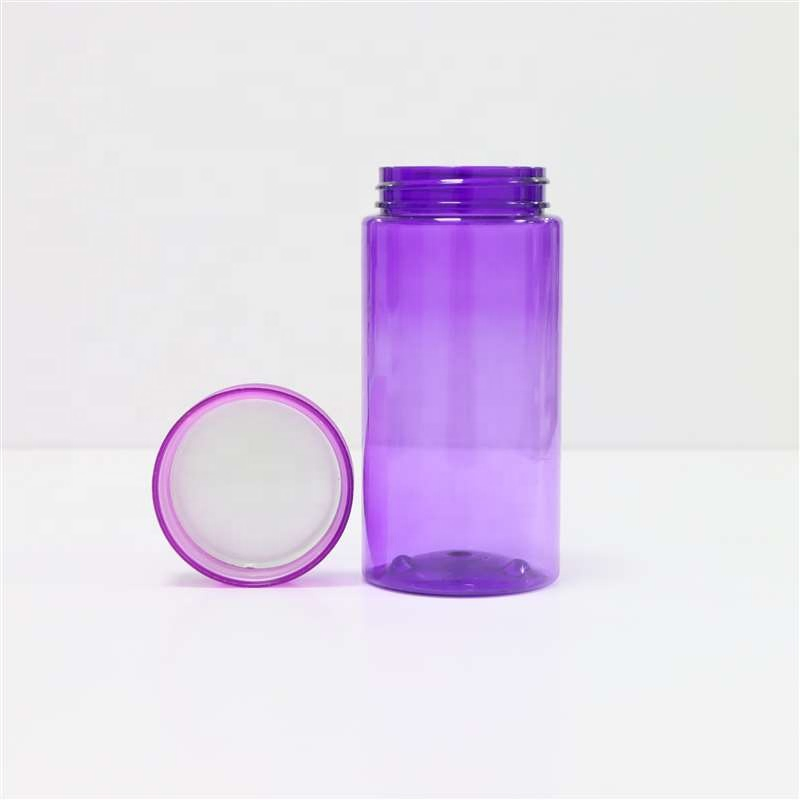 8oz HDPE Plastic Jar Child Proof Resistant Resist Resistance Food Grade Pet Bottle for Dry Flower Medicine Tablet Supplement