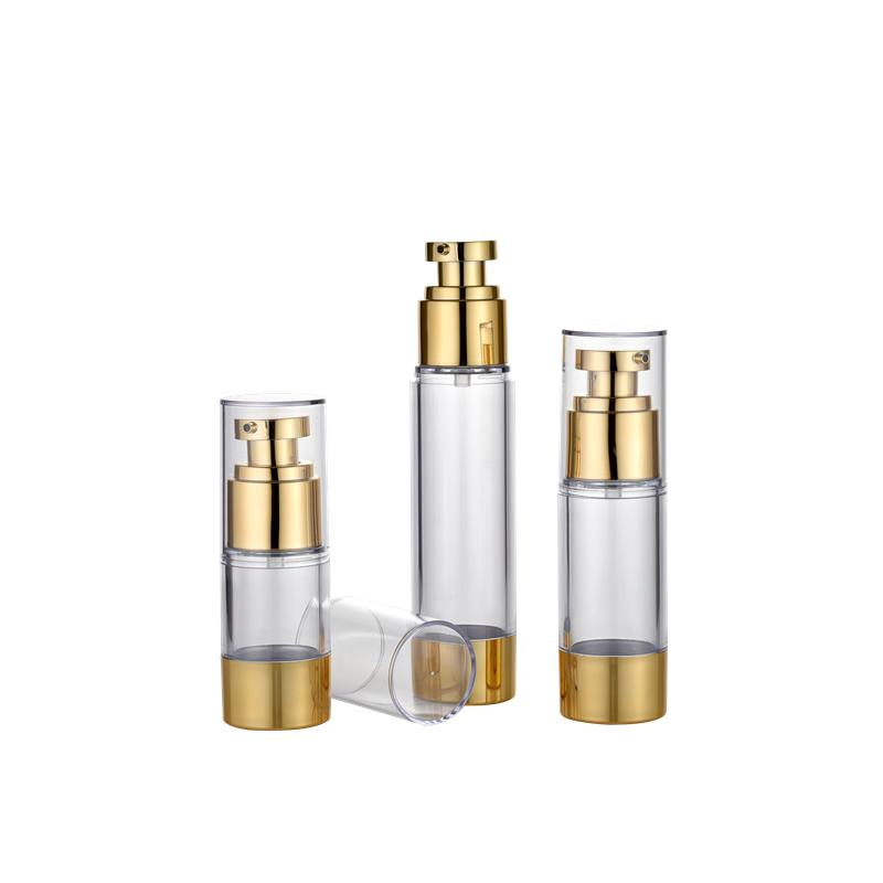 Wholesale Gold as Plastic Airless Cosmetic Bottle Recyclable