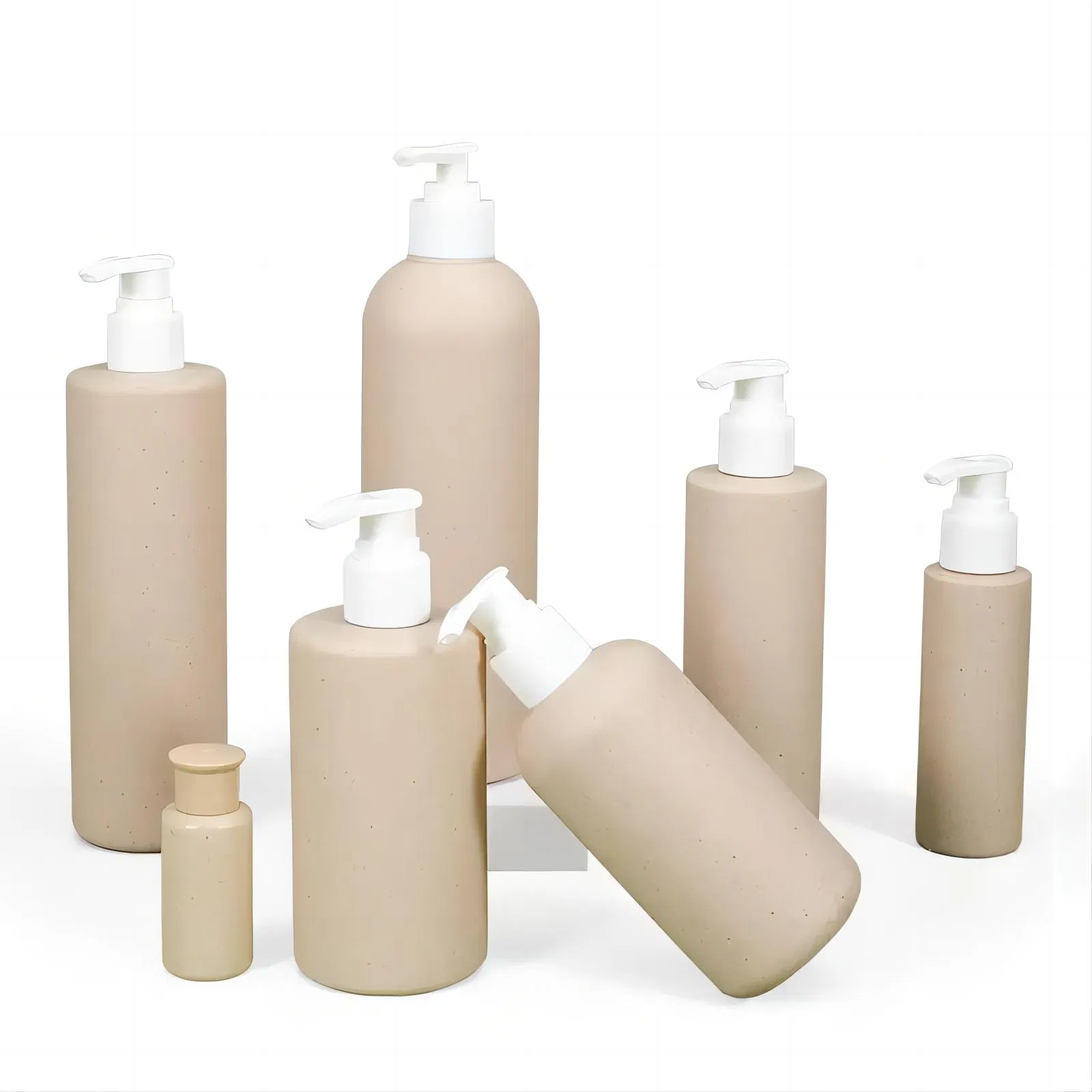 Empty Cosmetic Packaging Recyclable Biodegradable Plastic Bottle Wheat Straw Plastic Squeeze Lotion Bottle