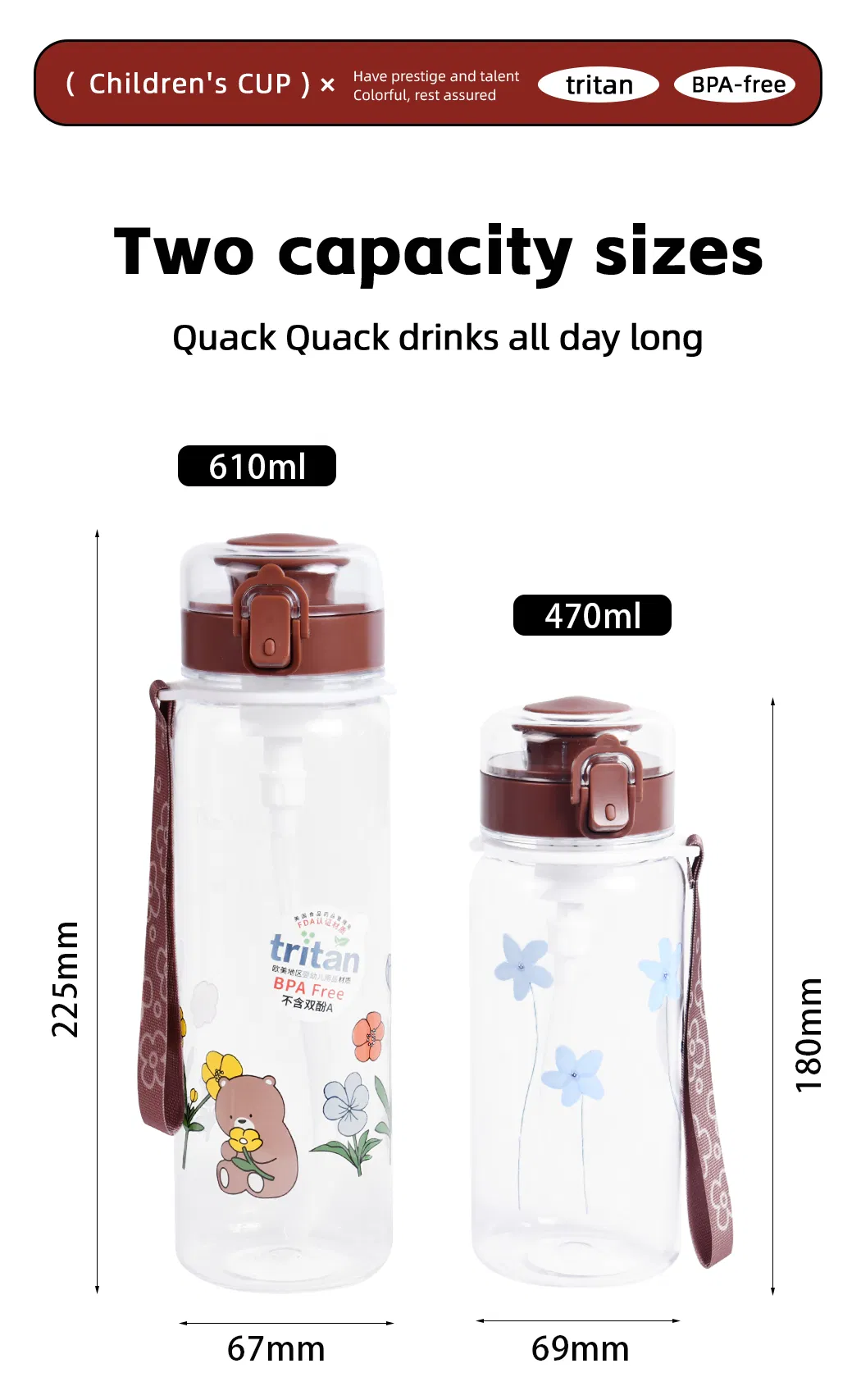 Tritan Plastic Water Bottle 5
