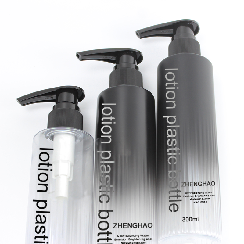 New Arrival of 300ml Eco-Friendly 100% Recyclable Color Gradient Pet Plastic Packaging Bottle