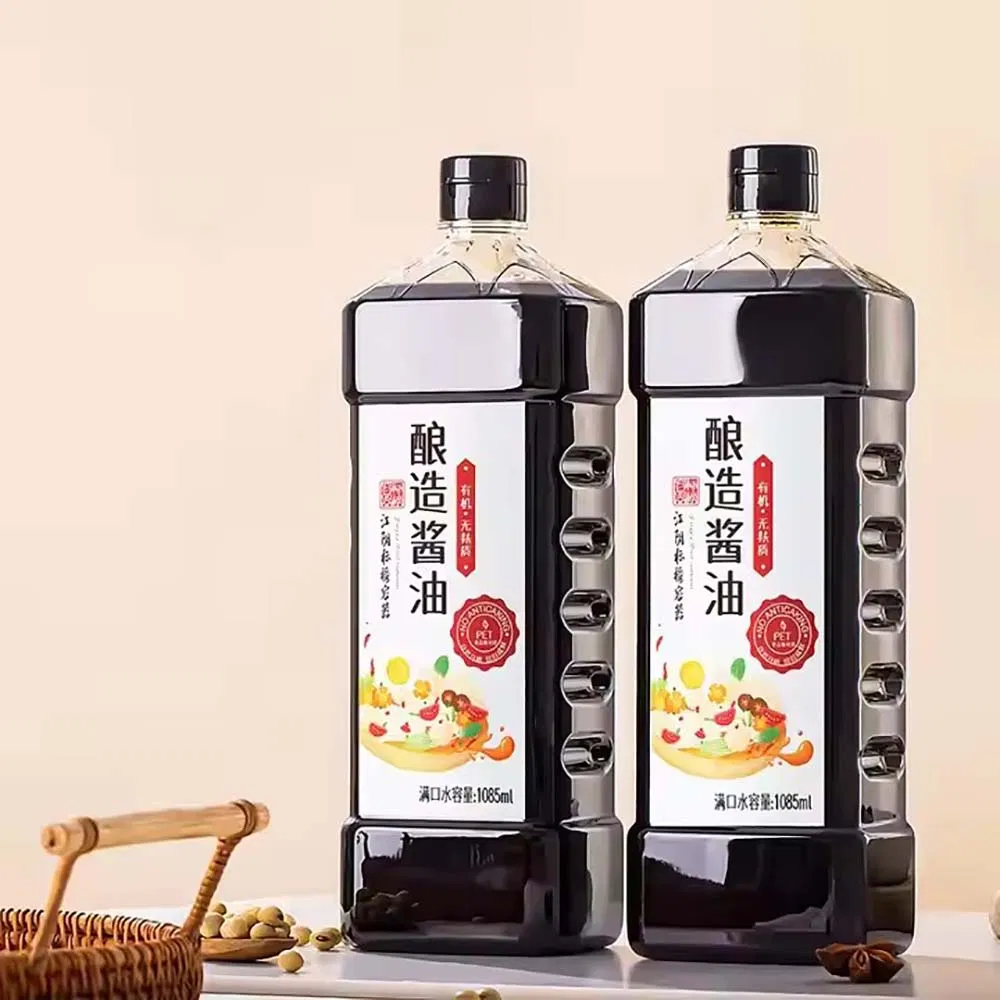 Plastic Custom Water Bottles for Oil Soy Sauce Juice Soda Milk Tea