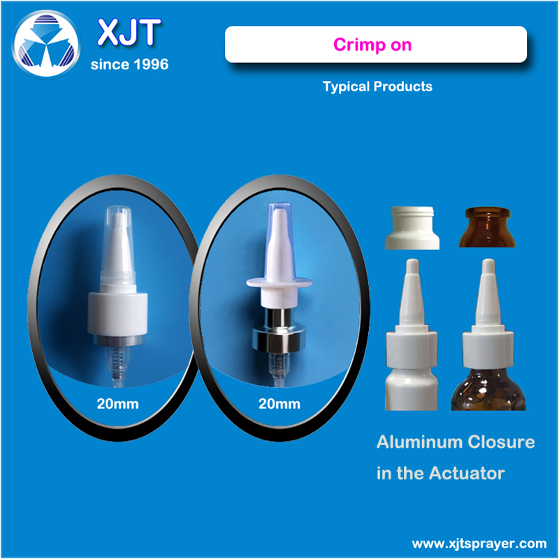 15ml Pharmaceutical Packaging White HDPE Empty Plastic Nasal Spray Bottle