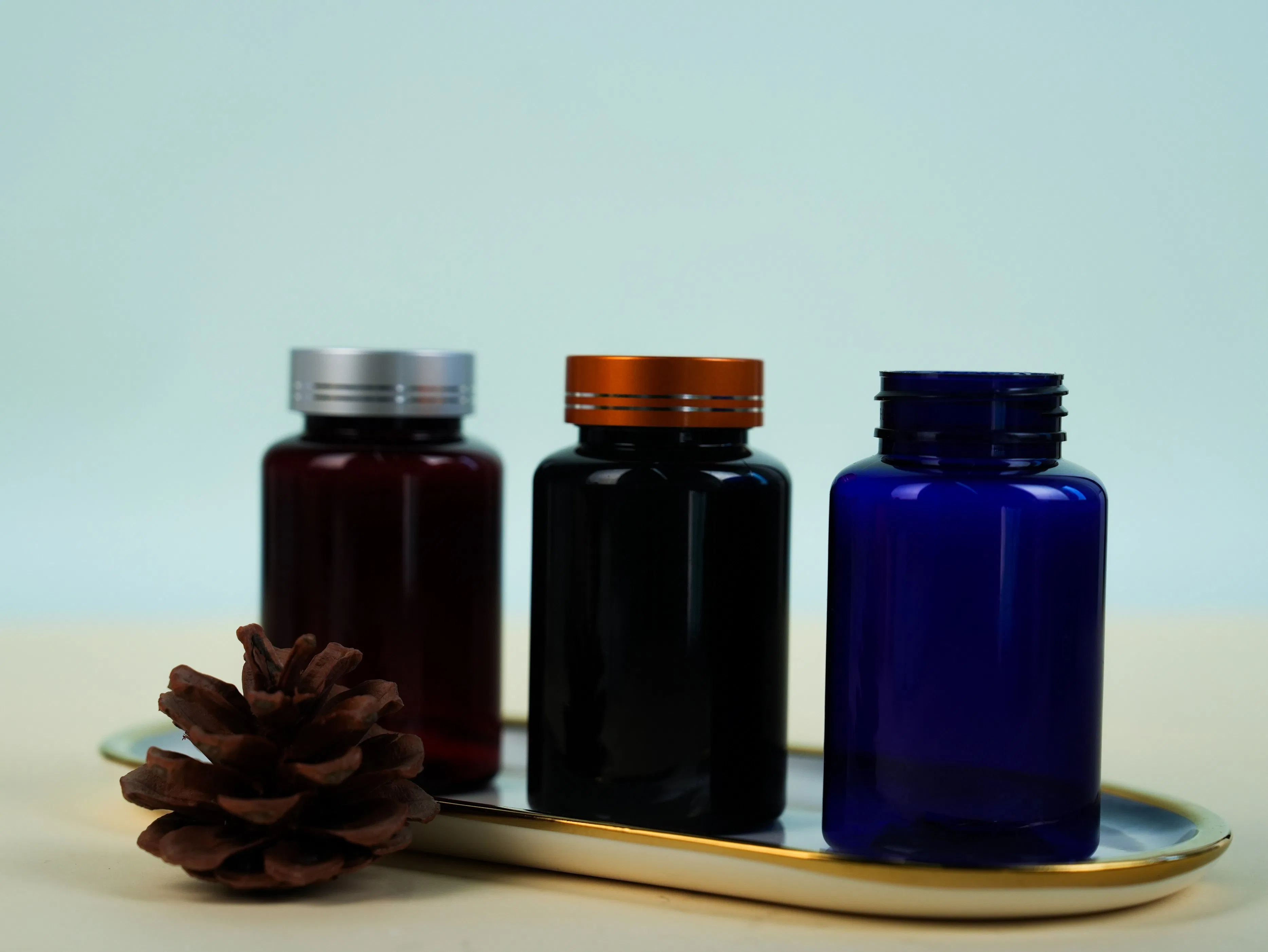 Wholesale Multi - Colored 150ml Empty Pet Plastic Medicine Bottle Capsule Containers